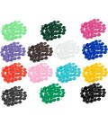 150 corchetes multicolores