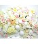 Lote de 100 cabujones de color blanco - Kawaii - Scrapbooking - 10-36mm