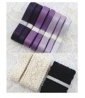 Lote de cintas lila violeta- Saten - Organza - Costura - Patchwork