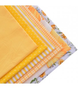 Set de 6 telas Serie Amarilla  - Patchwork  - Costura