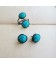 Conjunto de pendientes y anillo - Cabujones - Sortijas - Set de bisutería